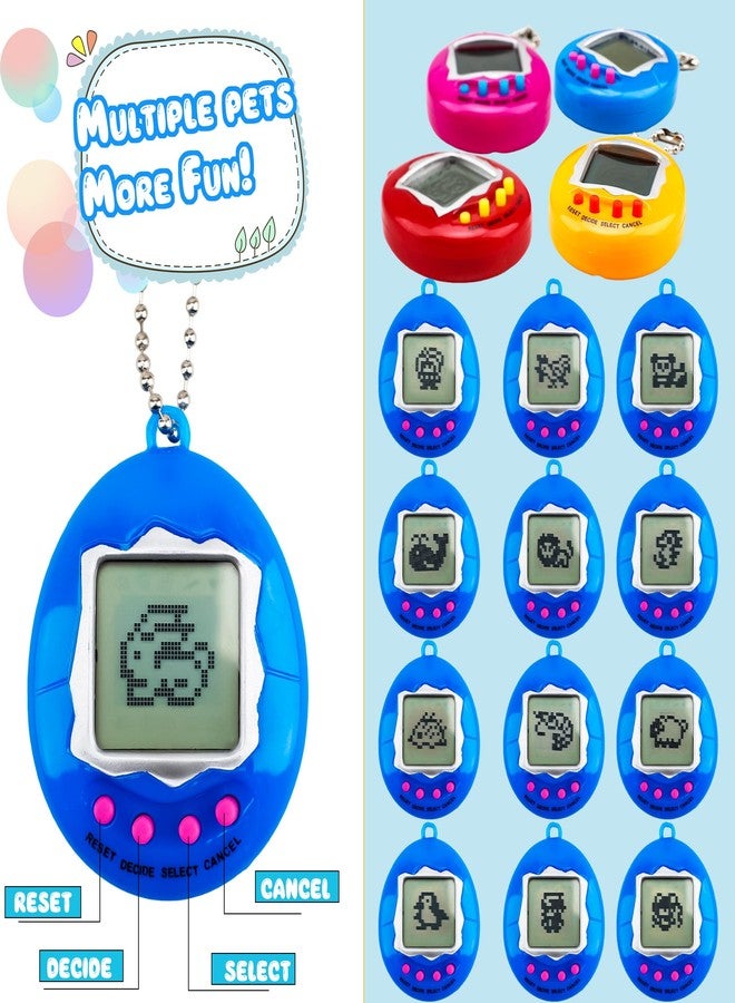Conagel 36 Pcs Virtual Pet Keychains Electronic Digital Pets Keyring Retro Handheld Game Nostalgic 90s Toy Keychain for Kids Birthday Party Gifts Goodie Bag Fillers - Image 3